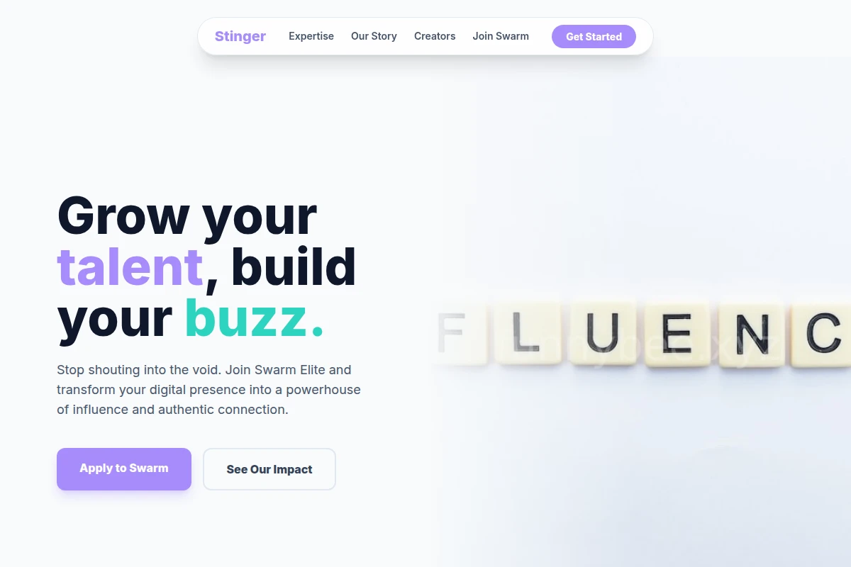 Stinger Influencer Marketing