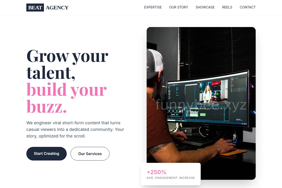 Beat Short Form Video Agency