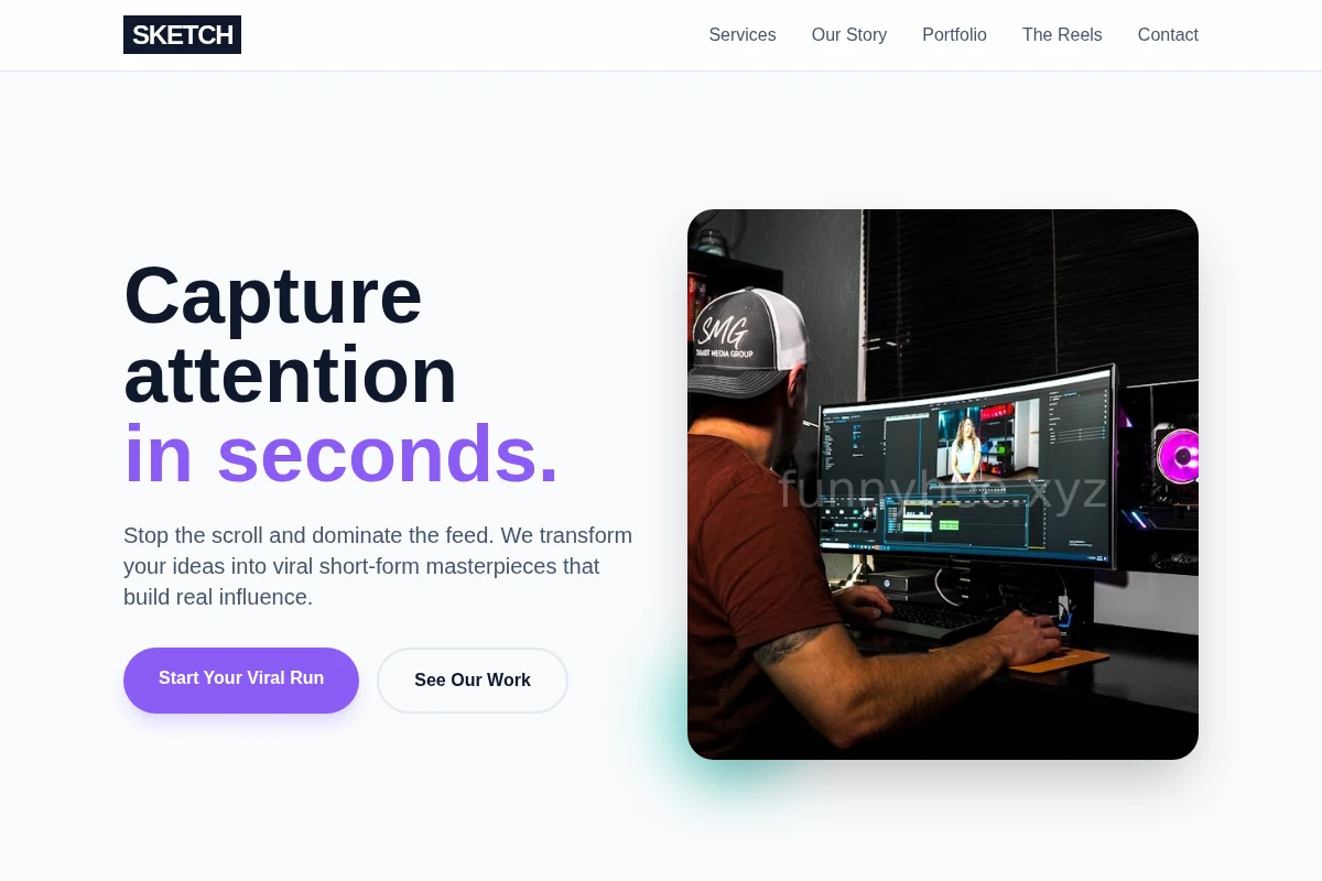 Sketch Short Form Video Agency