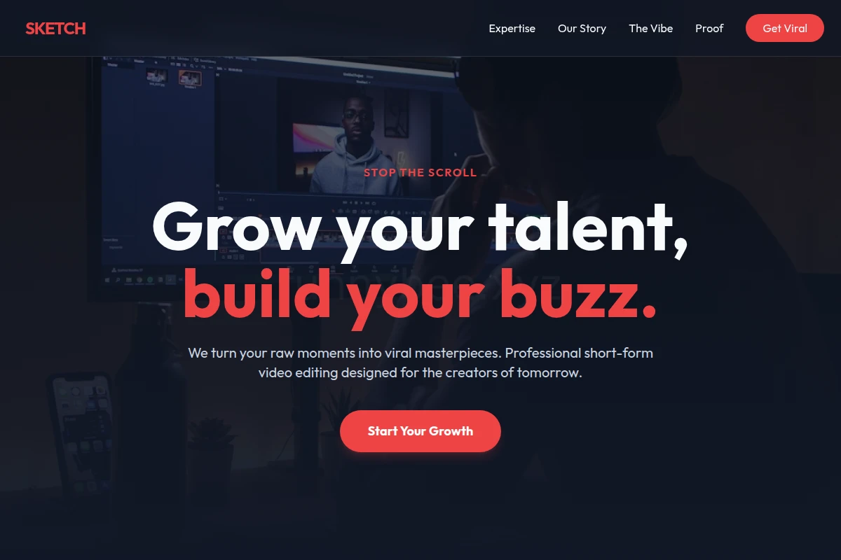 Sketch Short Form Video Agency