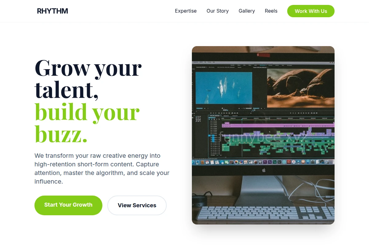 Rhythm Short Form Video Agency